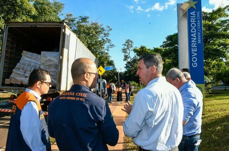 Imagem de compartilhamento para o artigo Governo de MS envia água e novas equipes de resgate para apoio ao RS da MS Todo dia